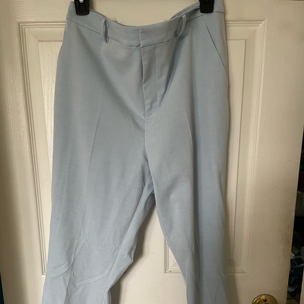 Straight leg blue pants size L